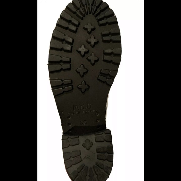 Polo Ralph Lauren Patsie Leather Tall Boots Black - Picture 6 of 10